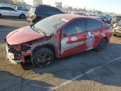 Salvage cars for sale at Van Nuys, CA auction: 2017 Toyota Prius