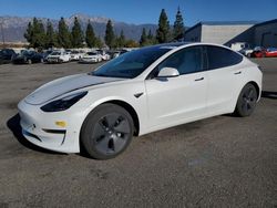 Salvage cars for sale at Rancho Cucamonga, CA auction: 2022 Tesla Model 3