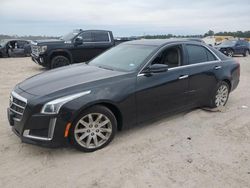 Salvage cars for sale at Houston, TX auction: 2014 Cadillac CTS Luxury Collection