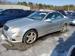 Salvage cars for sale at Exeter, RI auction: 2005 Mercedes-Benz CLK 500