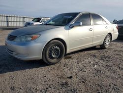 Salvage cars for sale at Fredericksburg, VA auction: 2002 Toyota Camry LE