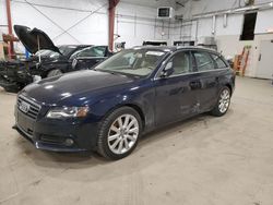 Salvage cars for sale at Center Rutland, VT auction: 2010 Audi A4 Premium Plus