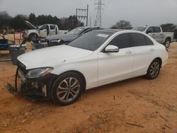 Salvage cars for sale at China Grove, NC auction: 2017 Mercedes-Benz C 300 4matic