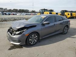 Salvage cars for sale from Copart Dunn, NC: 2017 Honda Civic EX