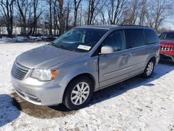 Salvage cars for sale at Cicero, IN auction: 2015 Chrysler Town & Country Touring