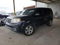 Salvage cars for sale from Copart Houston, TX: 2013 Honda Pilot EX