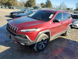 Jeep salvage cars for sale: 2015 Jeep Cherokee Trailhawk