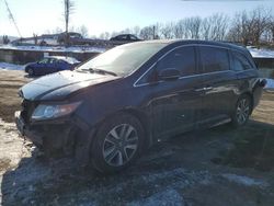 Salvage cars for sale at Marlboro, NY auction: 2016 Honda Odyssey Touring