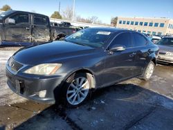 Lexus salvage cars for sale: 2010 Lexus IS 250