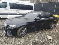 Salvage cars for sale at Waldorf, MD auction: 2019 Mercedes-Benz E 300 4matic