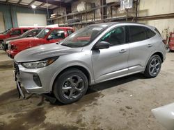 Salvage cars for sale at Eldridge, IA auction: 2024 Ford Escape ST Line