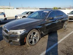 Salvage cars for sale at Van Nuys, CA auction: 2018 BMW 540 I