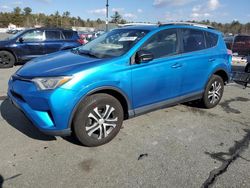 Salvage cars for sale at Exeter, RI auction: 2016 Toyota Rav4 LE