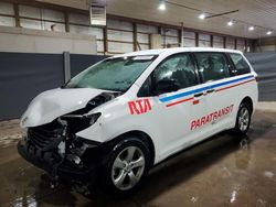 Salvage cars for sale at Columbia Station, OH auction: 2017 Toyota Sienna