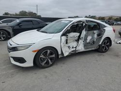 Salvage cars for sale at Orlando, FL auction: 2016 Honda Civic Touring