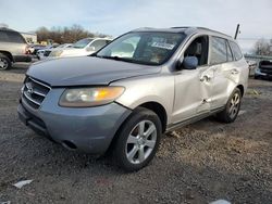 Salvage cars for sale from Copart Cleveland: 2007 Hyundai Santa FE SE