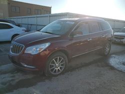 Salvage cars for sale at Kansas City, KS auction: 2015 Buick Enclave