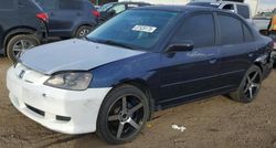 Salvage cars for sale from Copart Brighton, CO: 2003 Honda Civic LX