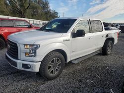 Salvage cars for sale at Riverview, FL auction: 2017 Ford F150 Supercrew