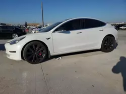 2018 Tesla Model 3 en venta en Grand Prairie, TX