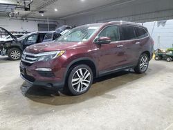 Honda salvage cars for sale: 2017 Honda Pilot Touring