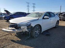 Salvage cars for sale at Elgin, IL auction: 2016 Acura TLX Tech