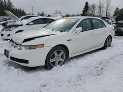 Salvage cars for sale from Copart Bowmanville, ON: 2004 Acura TL