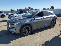 Salvage cars for sale at auction: 2019 Infiniti QX50 Essential