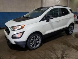 Salvage cars for sale from Copart Woodhaven, MI: 2020 Ford Ecosport SES