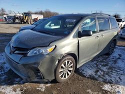 Toyota Sienna xle salvage cars for sale: 2018 Toyota Sienna XLE