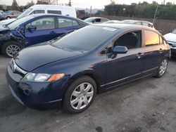 Honda salvage cars for sale: 2008 Honda Civic LX