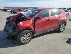 Salvage cars for sale at Grand Prairie, TX auction: 2018 KIA Sportage LX