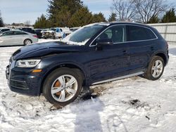 Salvage cars for sale at Finksburg, MD auction: 2018 Audi Q5 Premium Plus