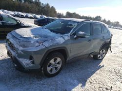 Salvage cars for sale at Mendon, MA auction: 2021 Toyota Rav4 XLE