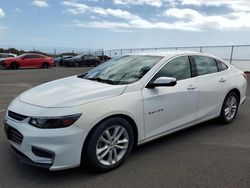 Vehiculos salvage en venta de Copart Kapolei, HI: 2016 Chevrolet Malibu LT