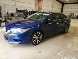 Salvage cars for sale from Copart San Antonio, TX: 2017 Nissan Maxima 3.5S