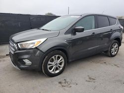 Salvage cars for sale at Orlando, FL auction: 2017 Ford Escape SE