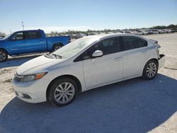 Honda salvage cars for sale: 2012 Honda Civic EXL