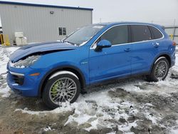 Porsche salvage cars for sale: 2017 Porsche Cayenne SE Hybrid Platinum