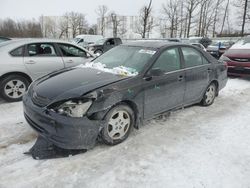 Toyota salvage cars for sale: 2003 Toyota Camry LE