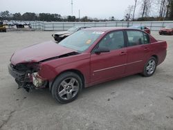 Chevrolet salvage cars for sale: 2007 Chevrolet Malibu LT