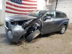 Salvage cars for sale from Copart Lyman, ME: 2024 Toyota Highlander LE