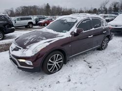 Salvage cars for sale at Chalfont, PA auction: 2017 Infiniti QX50