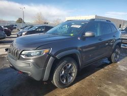 Jeep Cherokee salvage cars for sale: 2019 Jeep Cherokee Trailhawk