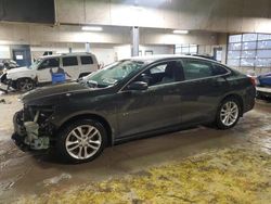 Salvage cars for sale at Indianapolis, IN auction: 2017 Chevrolet Malibu LT