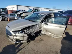 Salvage cars for sale at New Britain, CT auction: 2018 Ford Fusion S Hybrid