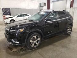 Jeep salvage cars for sale: 2019 Jeep Cherokee Limited