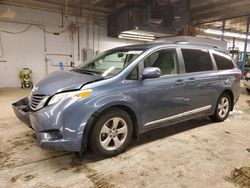 Salvage cars for sale at Wheeling, IL auction: 2017 Toyota Sienna LE