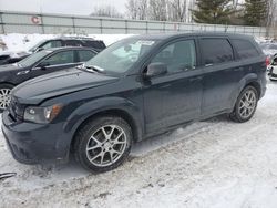 Salvage cars for sale at Davison, MI auction: 2017 Dodge Journey GT