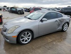 Salvage cars for sale from Copart Grand Prairie, TX: 2004 Infiniti G35